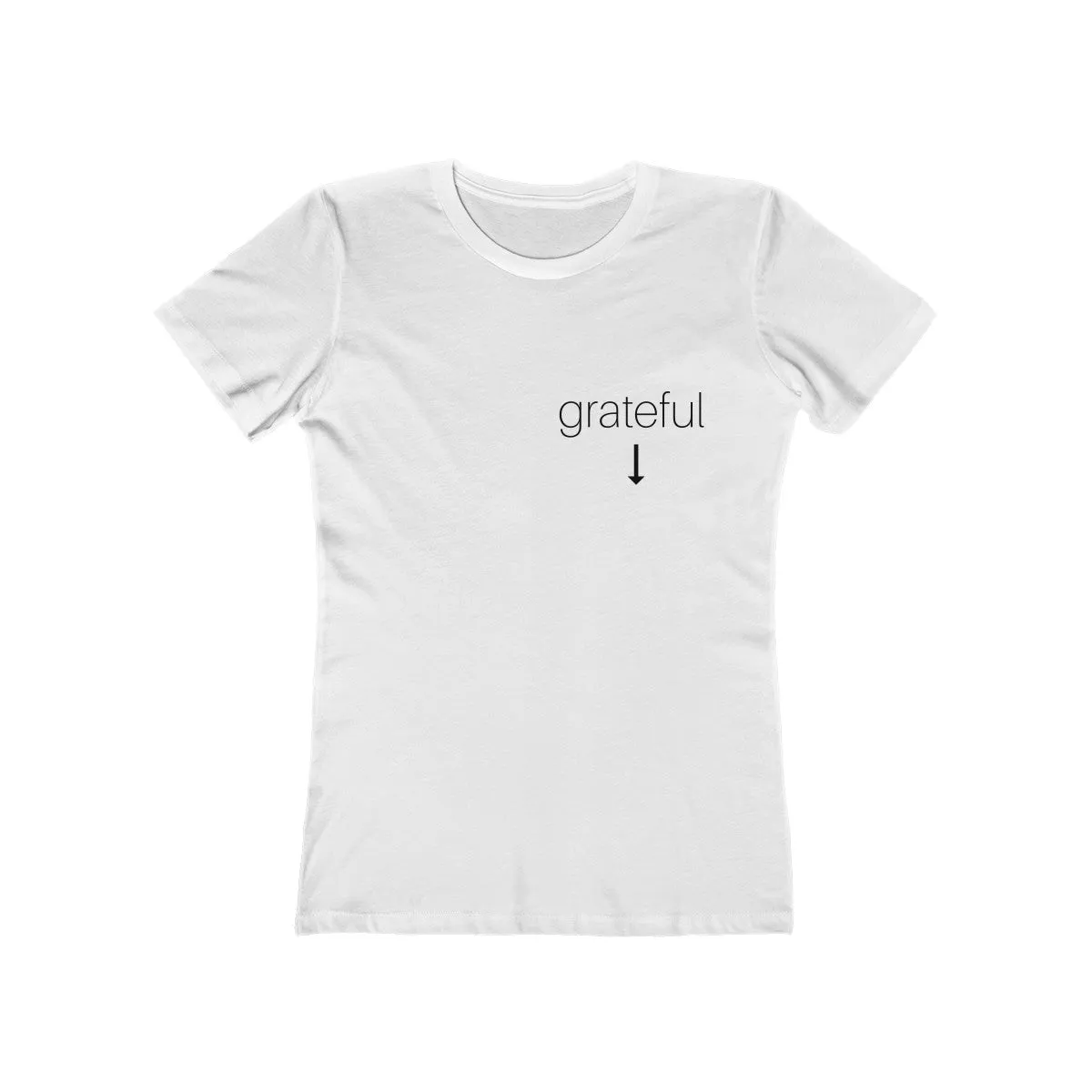 grateful heart - Women's The Boyfriend Tee