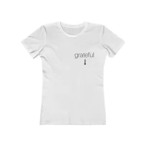 grateful heart - Women's The Boyfriend Tee