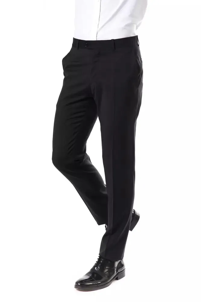 Gray Wool Men's Pants