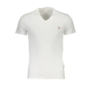 Guess Jeans White Cotton Men T-Shirt