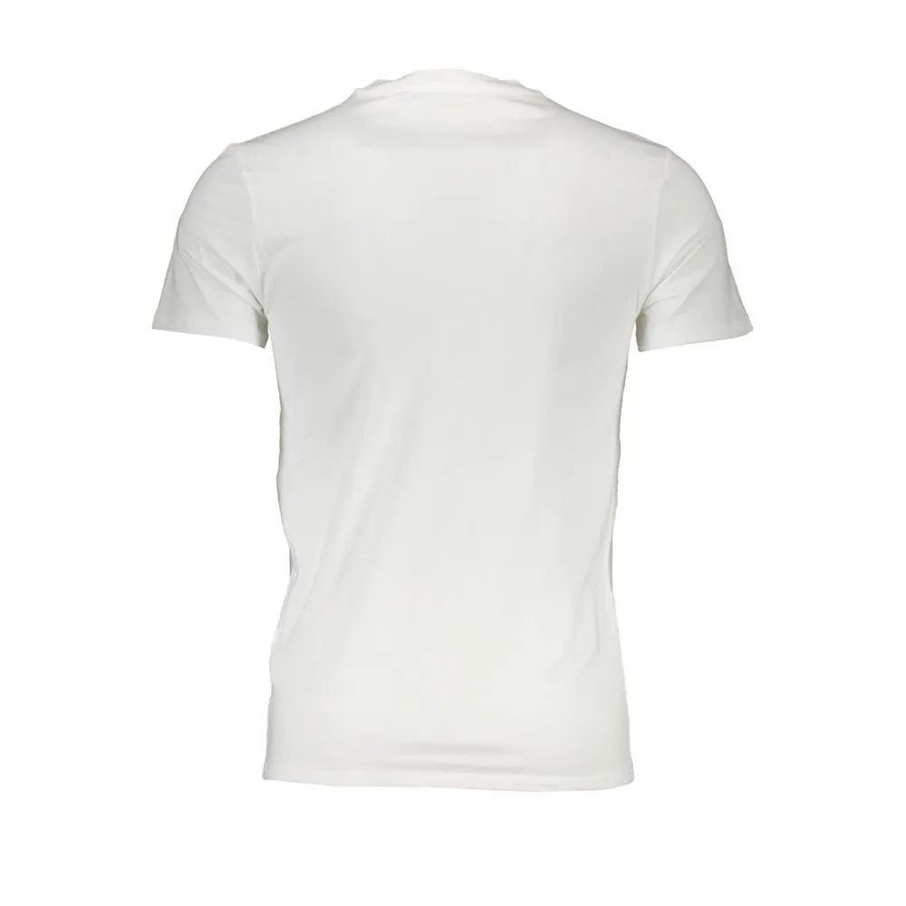 Guess Jeans White Cotton Men T-Shirt
