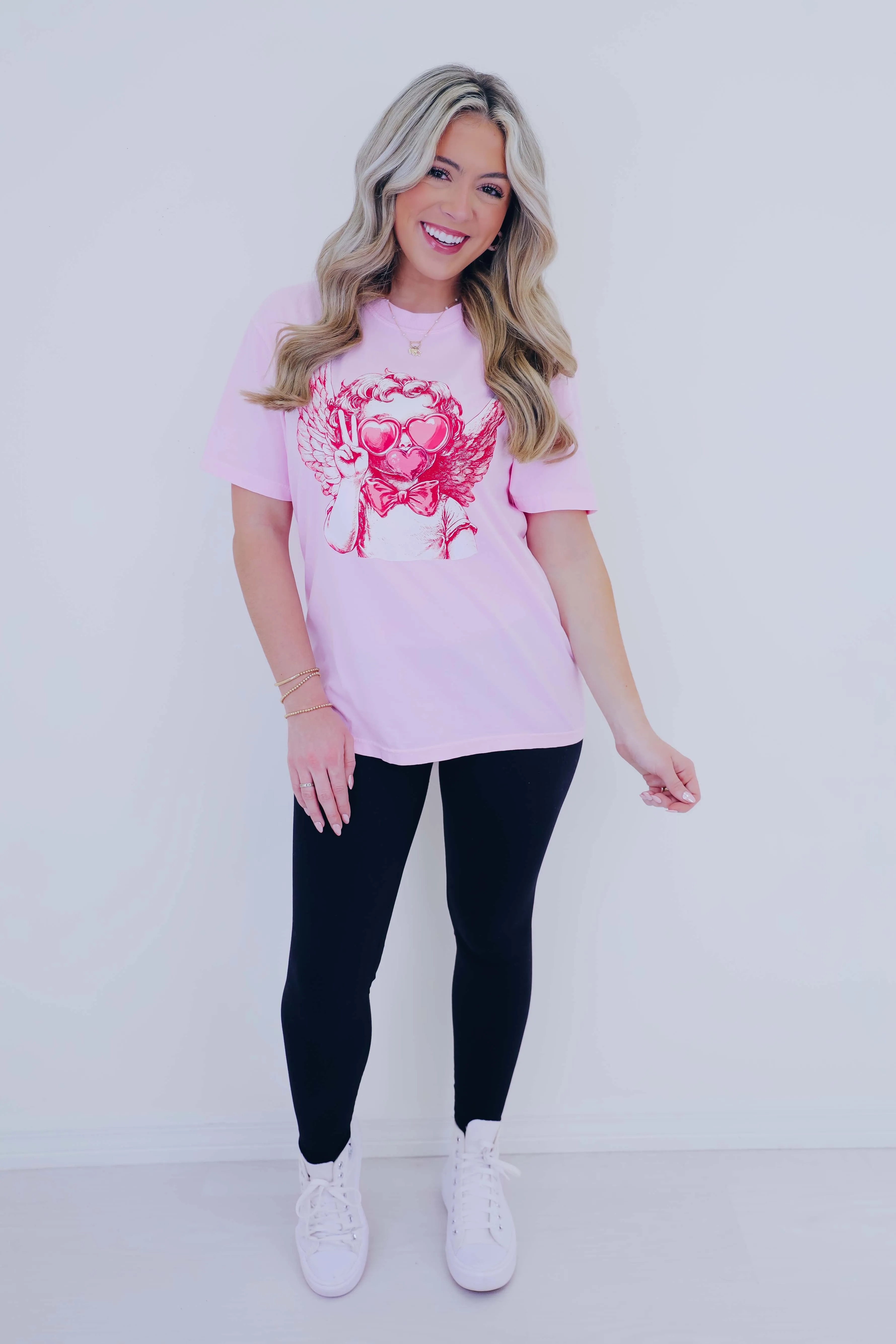 Hippie Heart Cupid Comfort Colors Graphic Tee S-3X