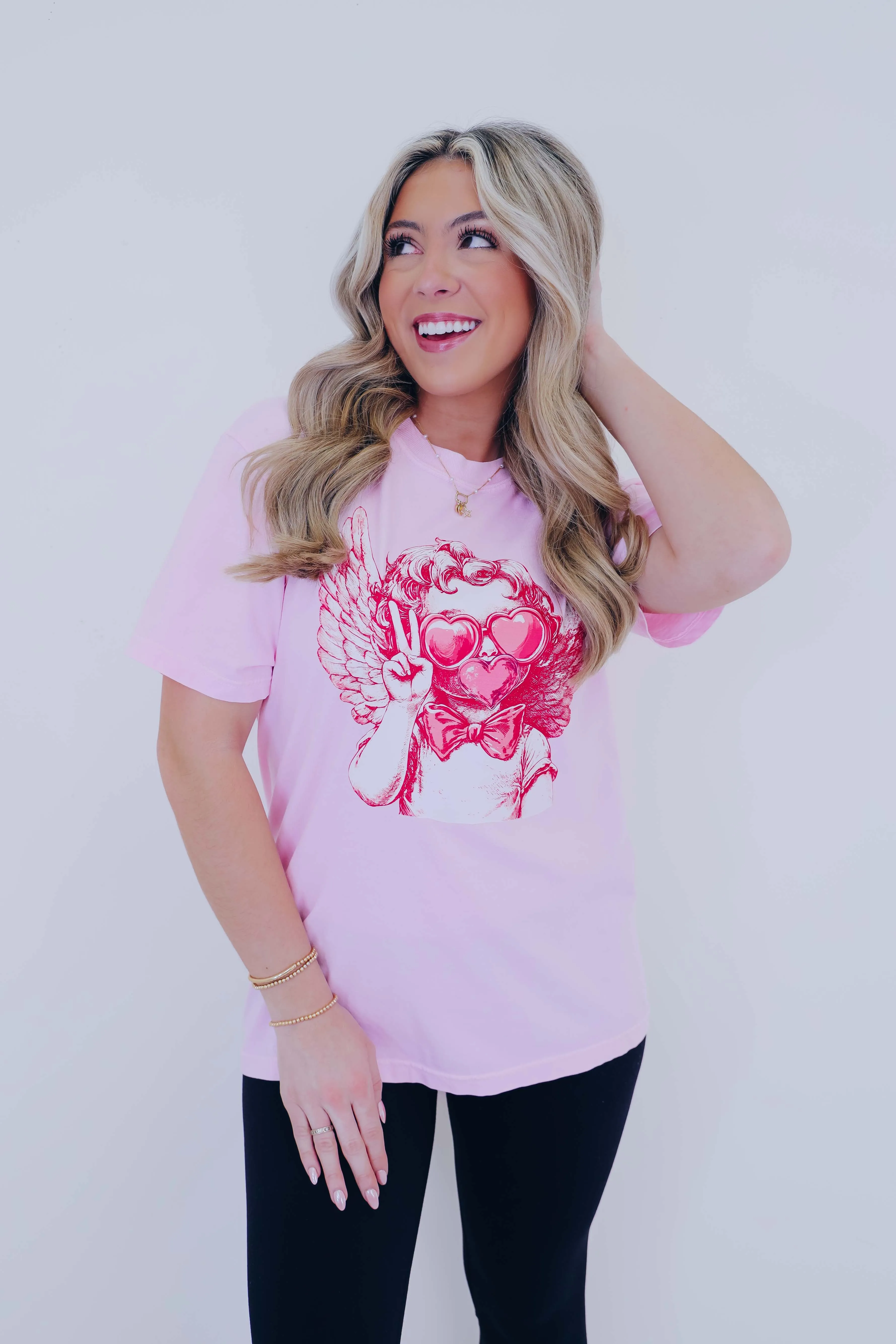 Hippie Heart Cupid Comfort Colors Graphic Tee S-3X