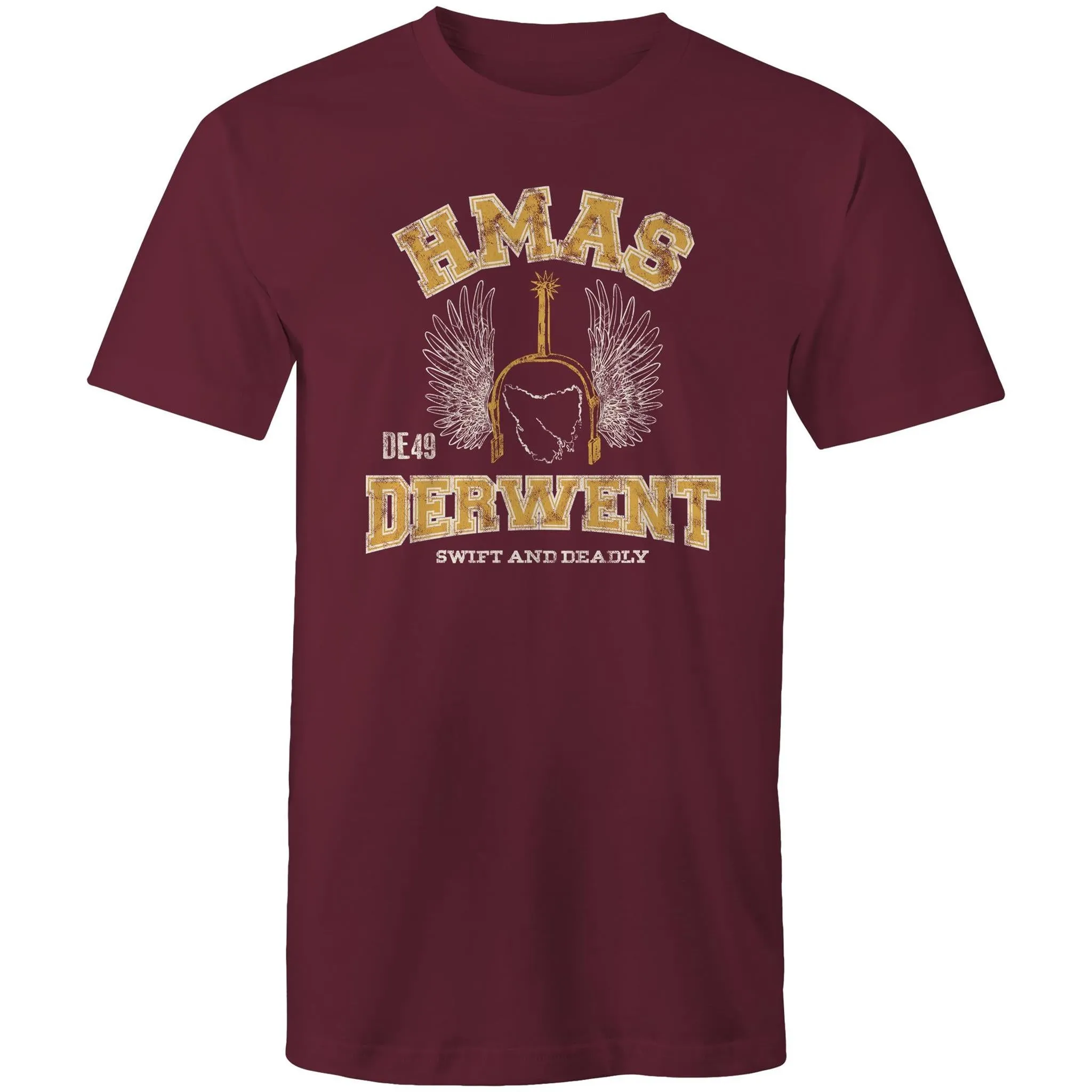 HMAS Derwent DE49 Men's T-shirt colour (Style Alpha)