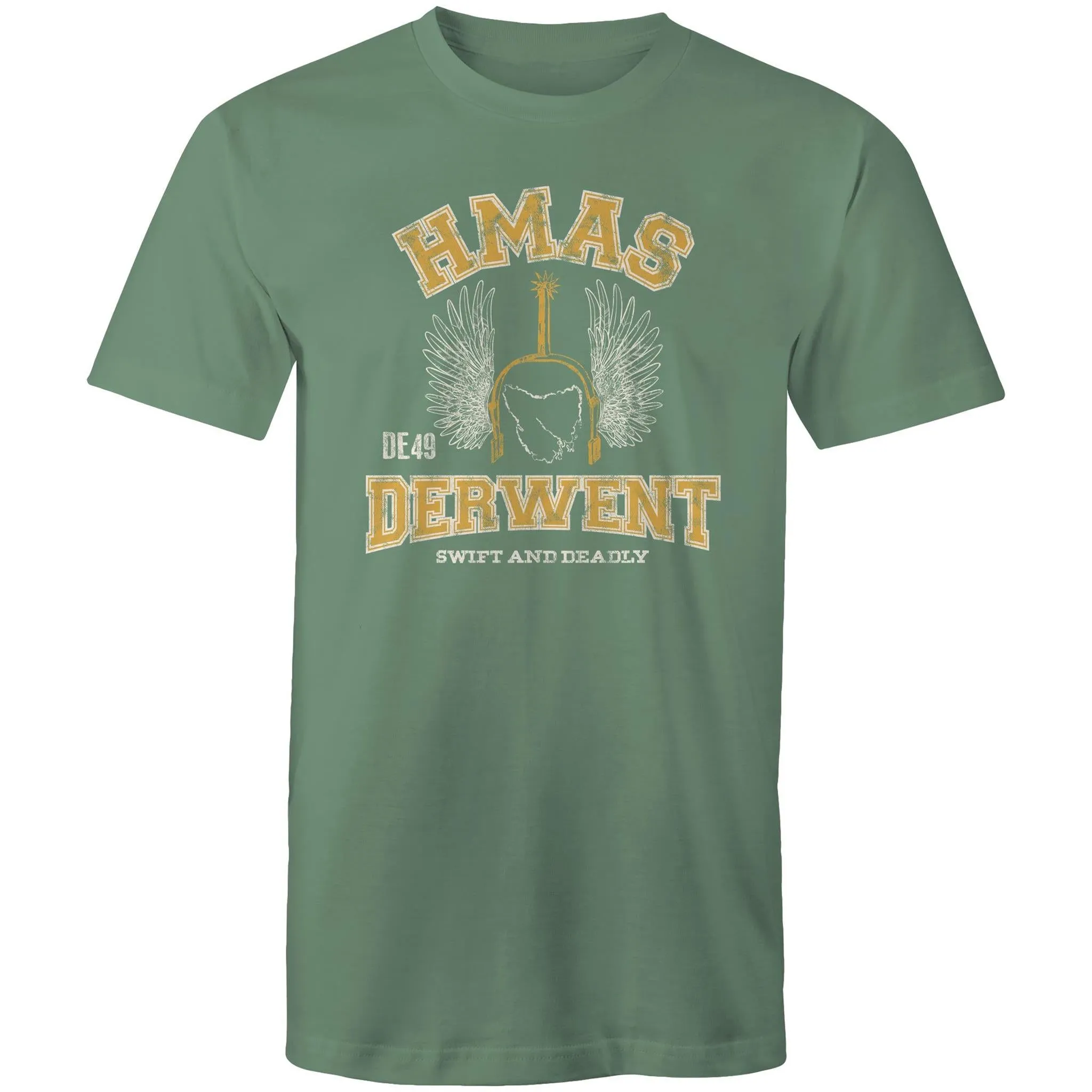 HMAS Derwent DE49 Men's T-shirt colour (Style Alpha)