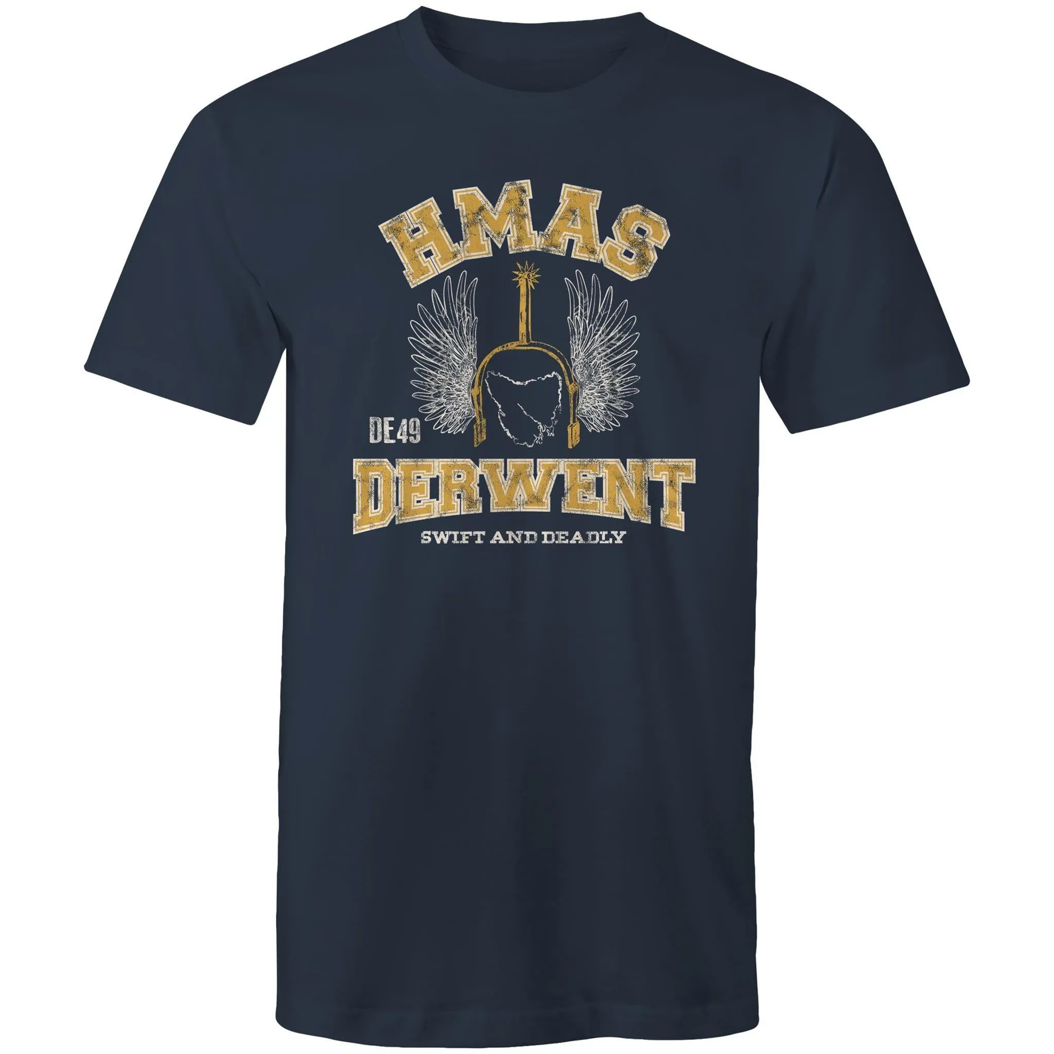 HMAS Derwent DE49 Men's T-shirt colour (Style Alpha)