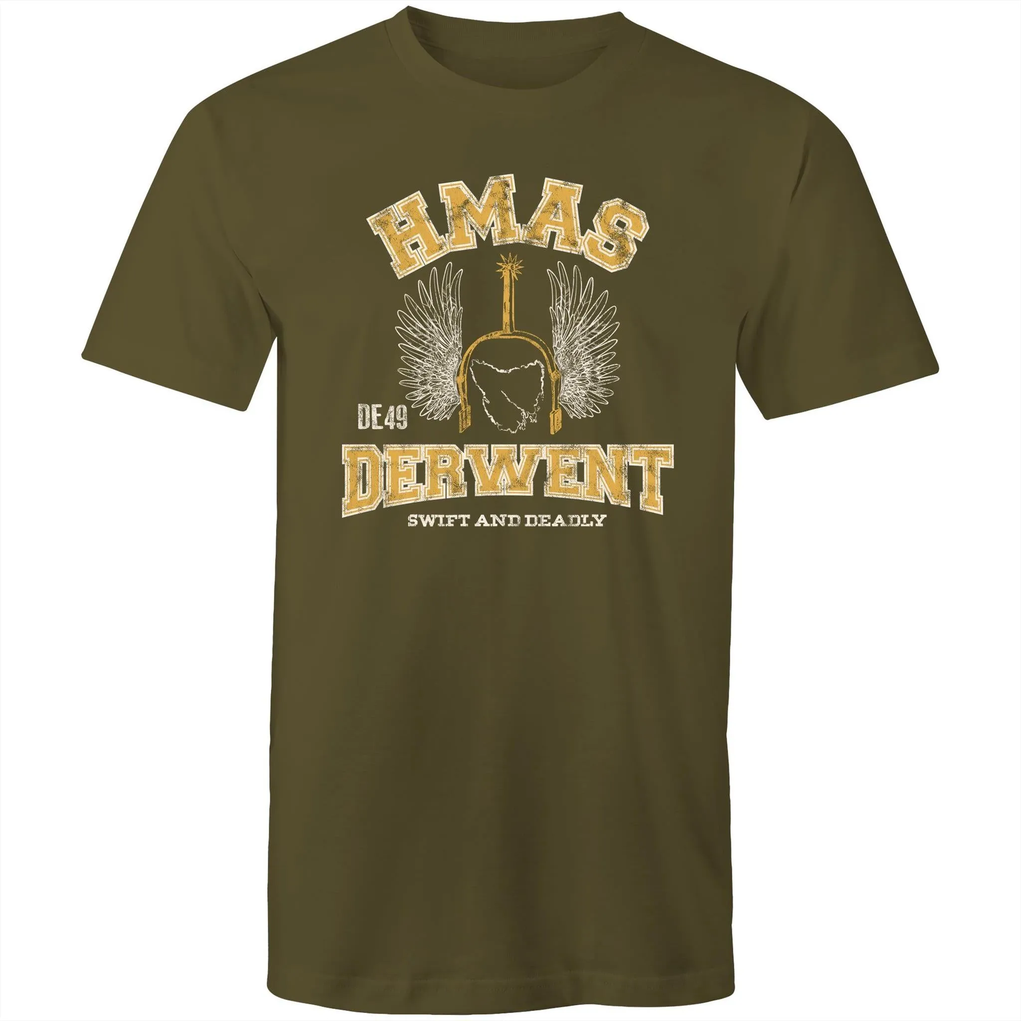 HMAS Derwent DE49 Men's T-shirt colour (Style Alpha)