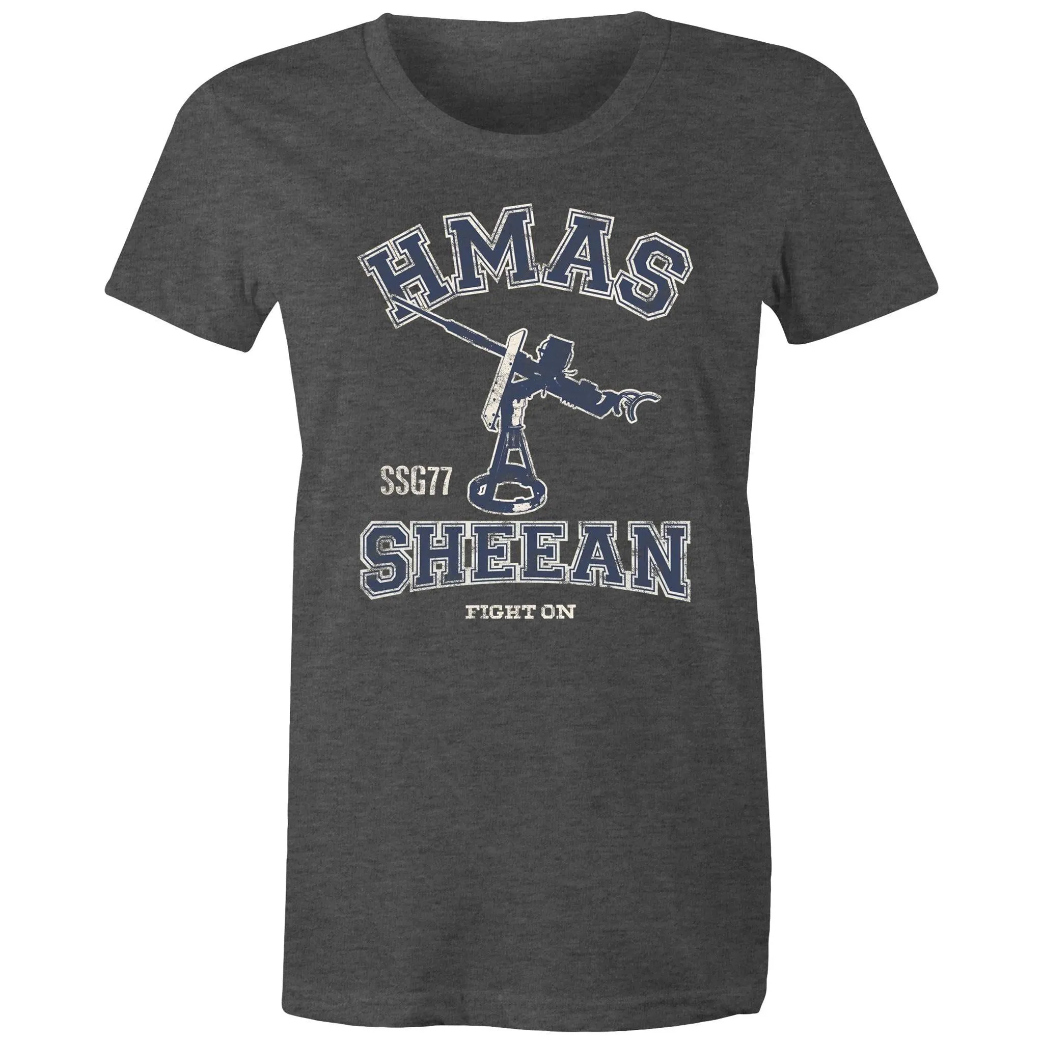 HMAS Sheean SSG77 Women's T-shirt blue (Style Alpha)