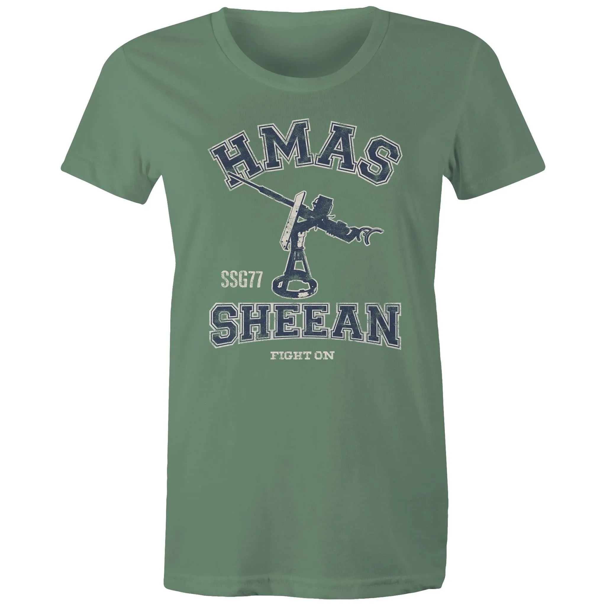 HMAS Sheean SSG77 Women's T-shirt blue (Style Alpha)