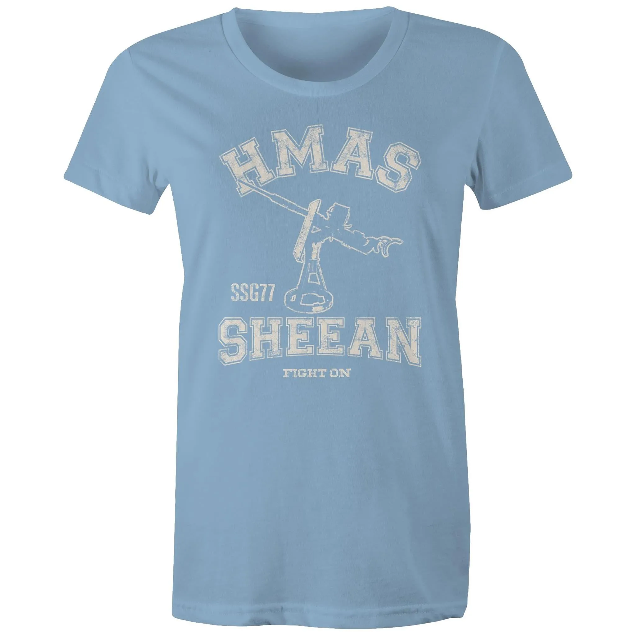HMAS Sheean SSG77 Women's T-shirt white (Style Alpha)