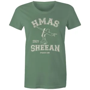 HMAS Sheean SSG77 Women's T-shirt white (Style Alpha)