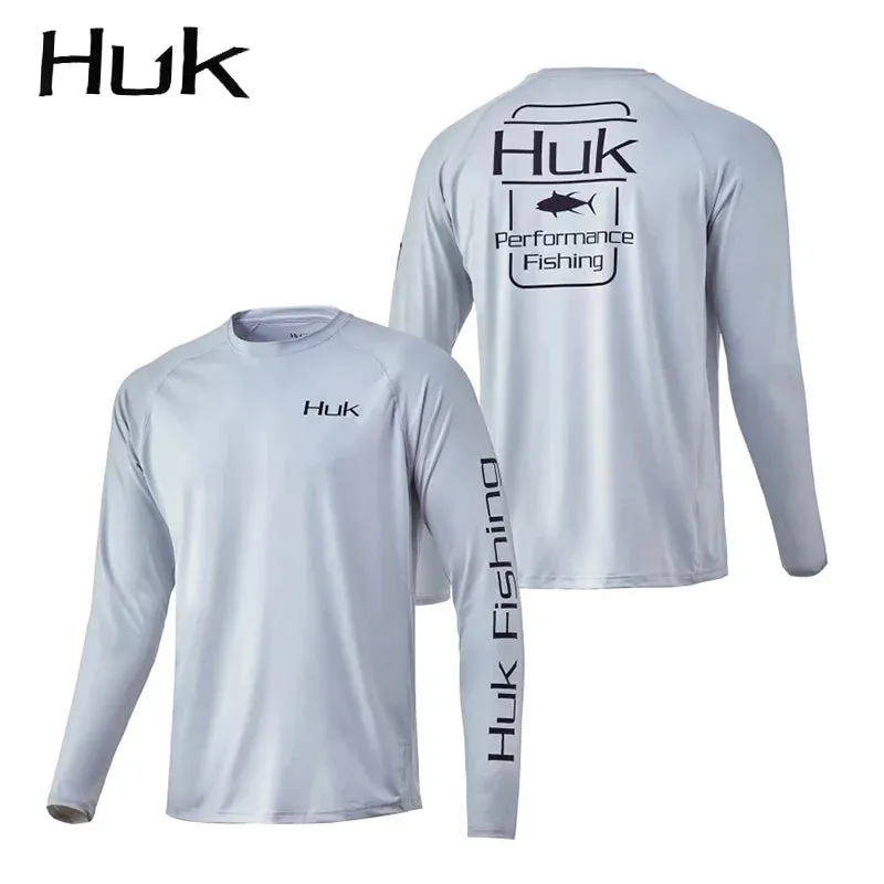 HUK Long Sleeve UV Protection Fishing Technical Shirt: Performance and Breathability for Summer Anglers