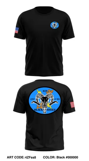 ICP, D Co, 54th BEB, 173rd IBCT Store 1 Core Men's SS Performance Tee - 4ZFss8