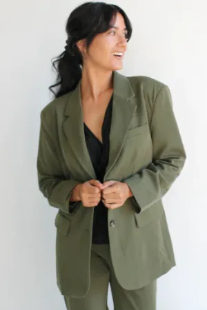 Imaan Blazer | Dusty Olive
