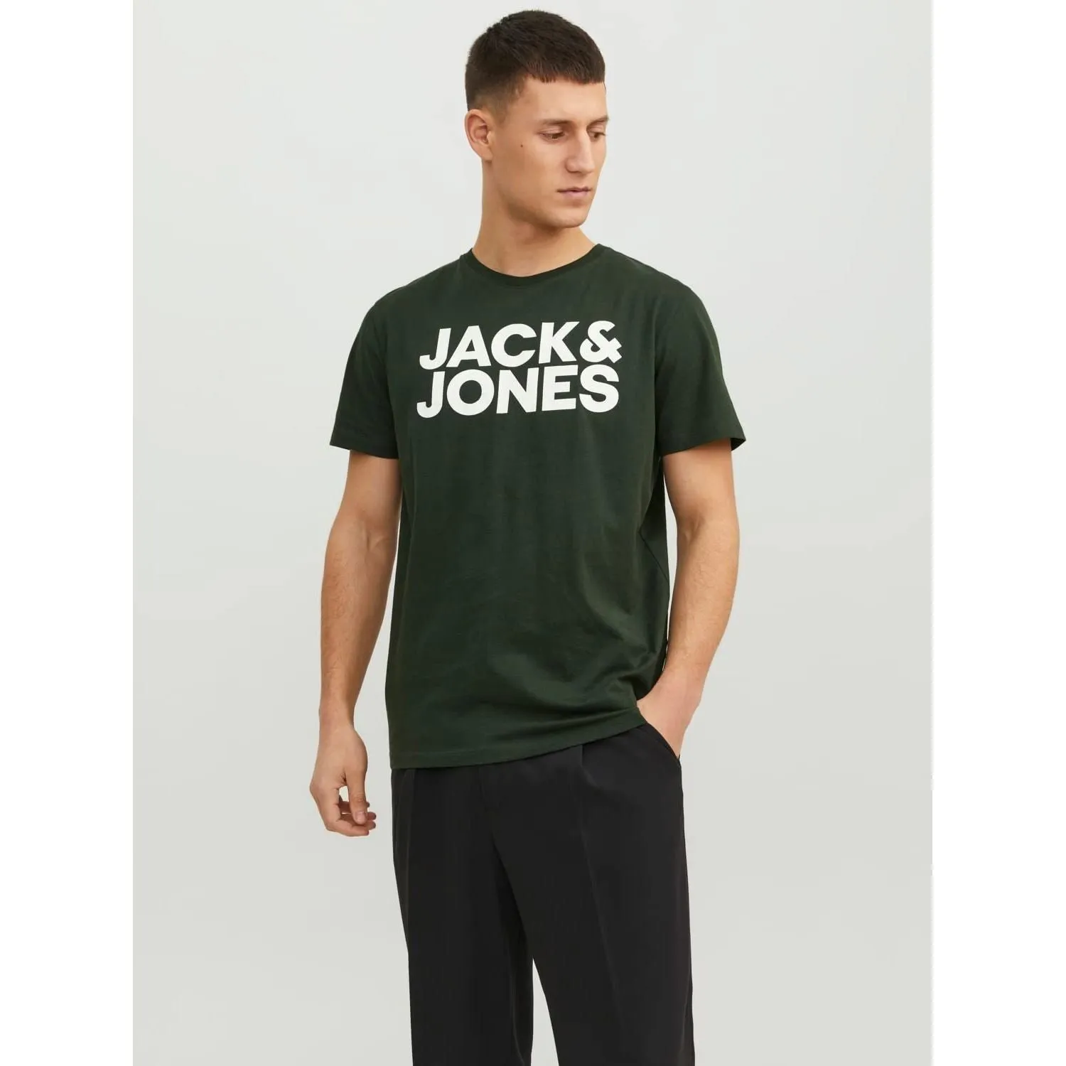 Jack & Jones Men's CORP LOGO TEE O-NECK T-Shirt