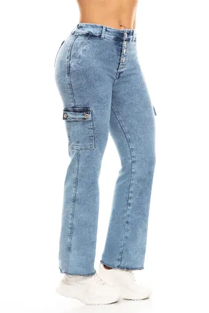 JEANS COLOMBIANOS PUSH UP AZUL RCCLAZ01024-27