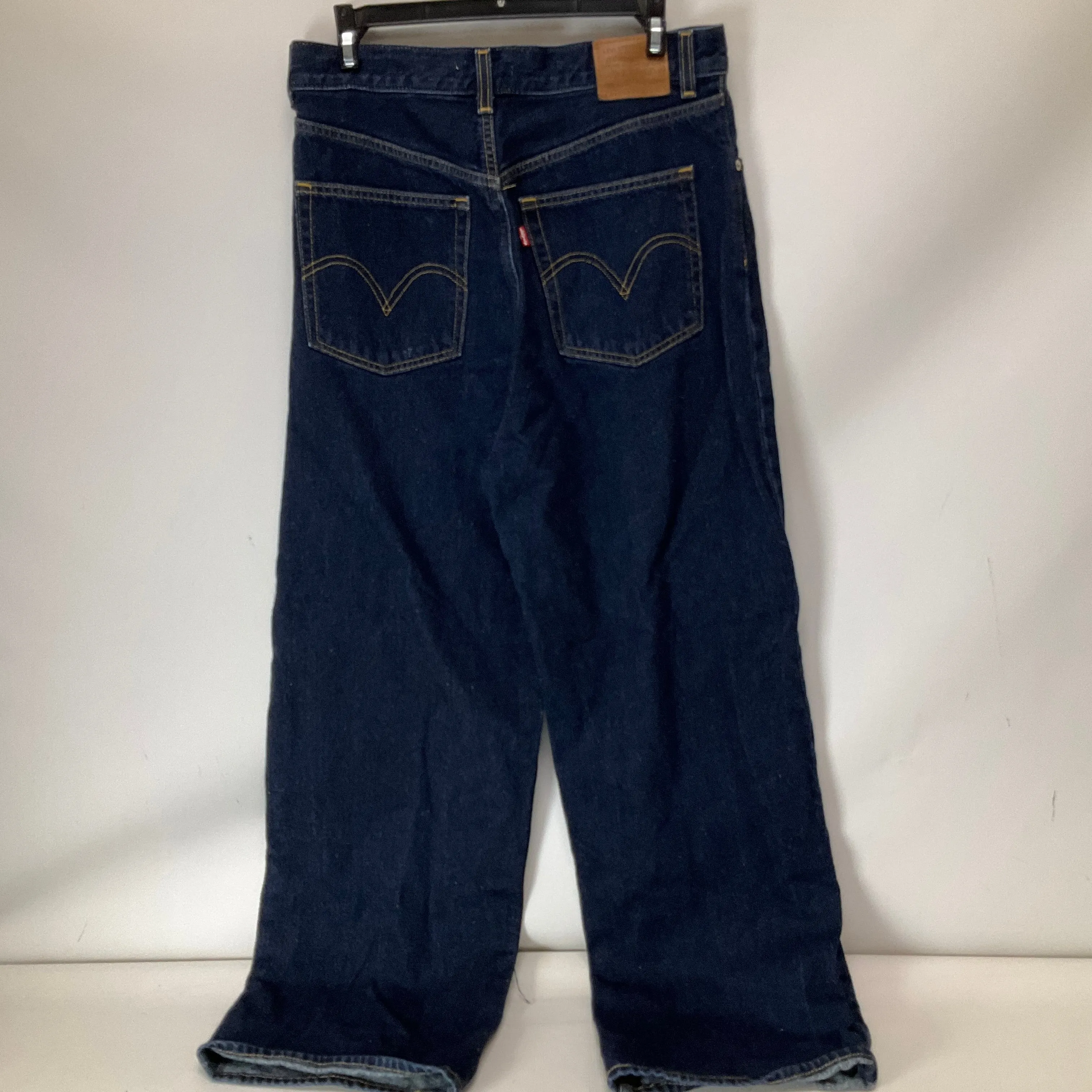 Jeans Straight By Levis In Blue Denim, Size: 10