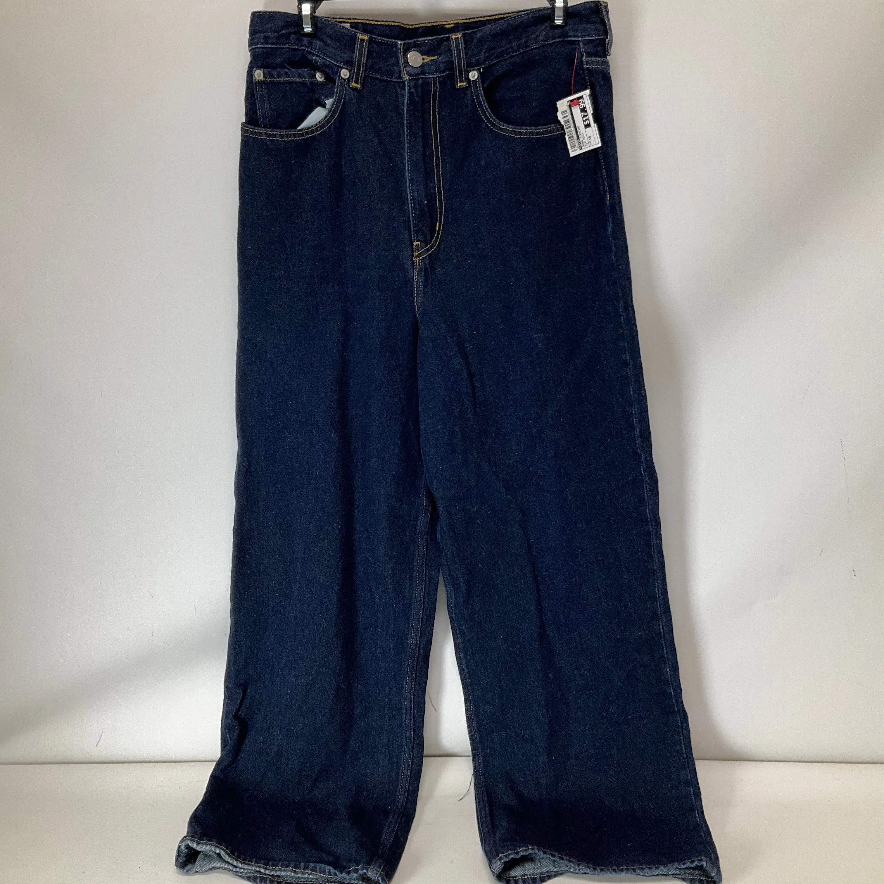 Jeans Straight By Levis In Blue Denim, Size: 10