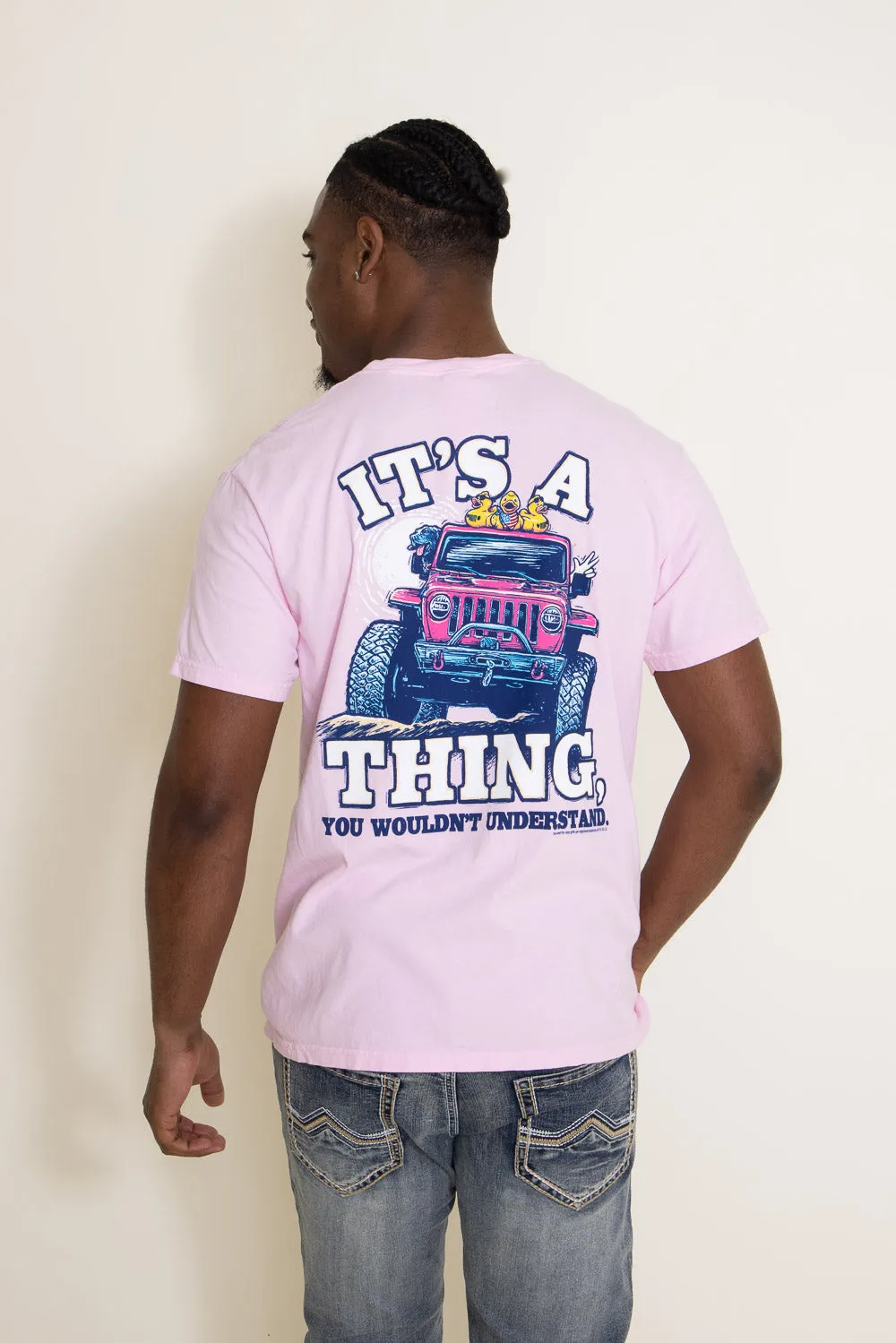 Jeep Thing T-Shirt in Pink | 3086-BLOSSOM
