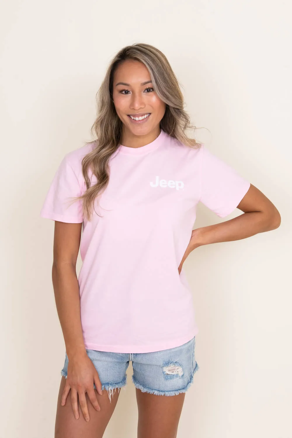 Jeep Thing T-Shirt in Pink | 3086-BLOSSOM