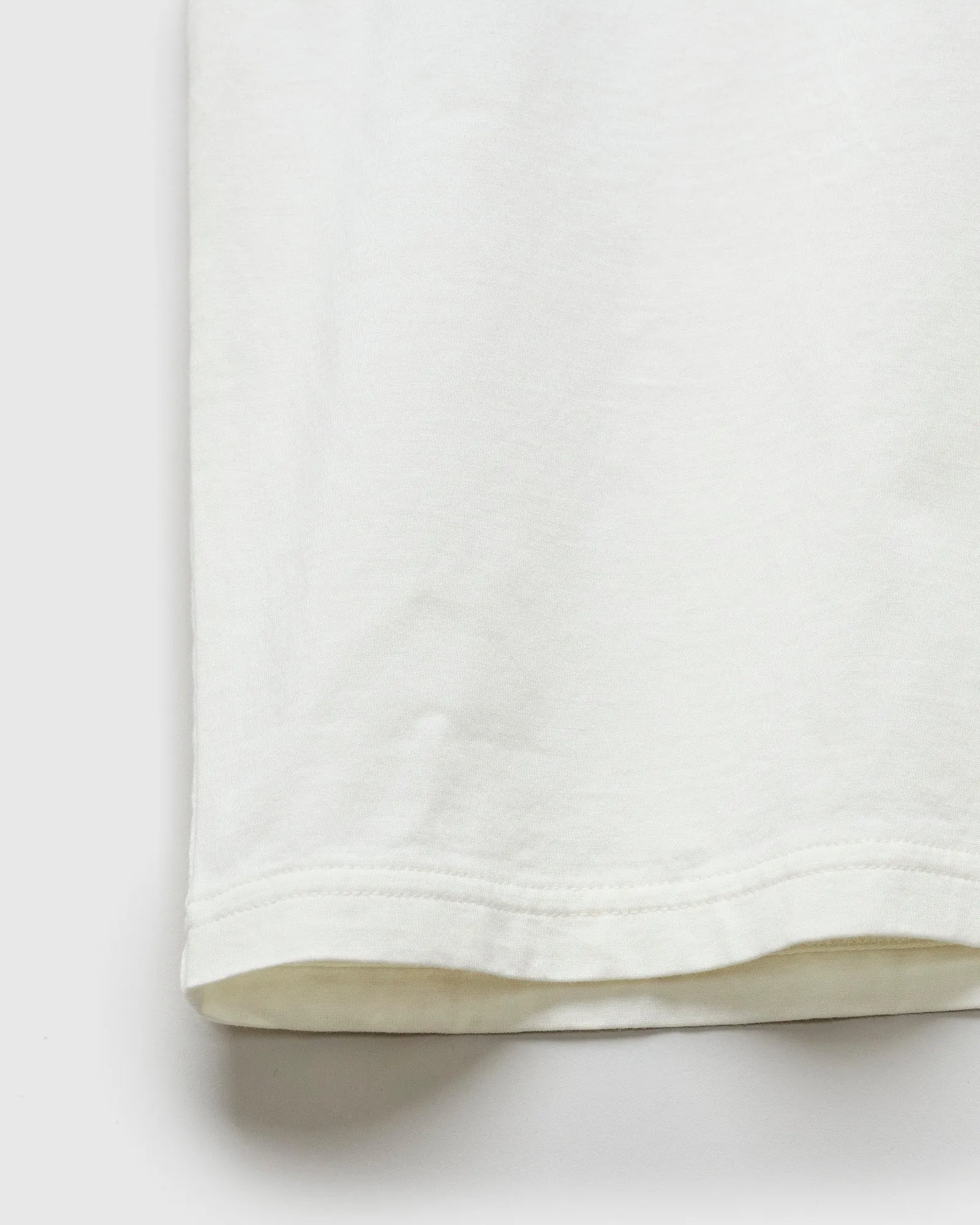 Jersey Regular T-Shirt in Off White