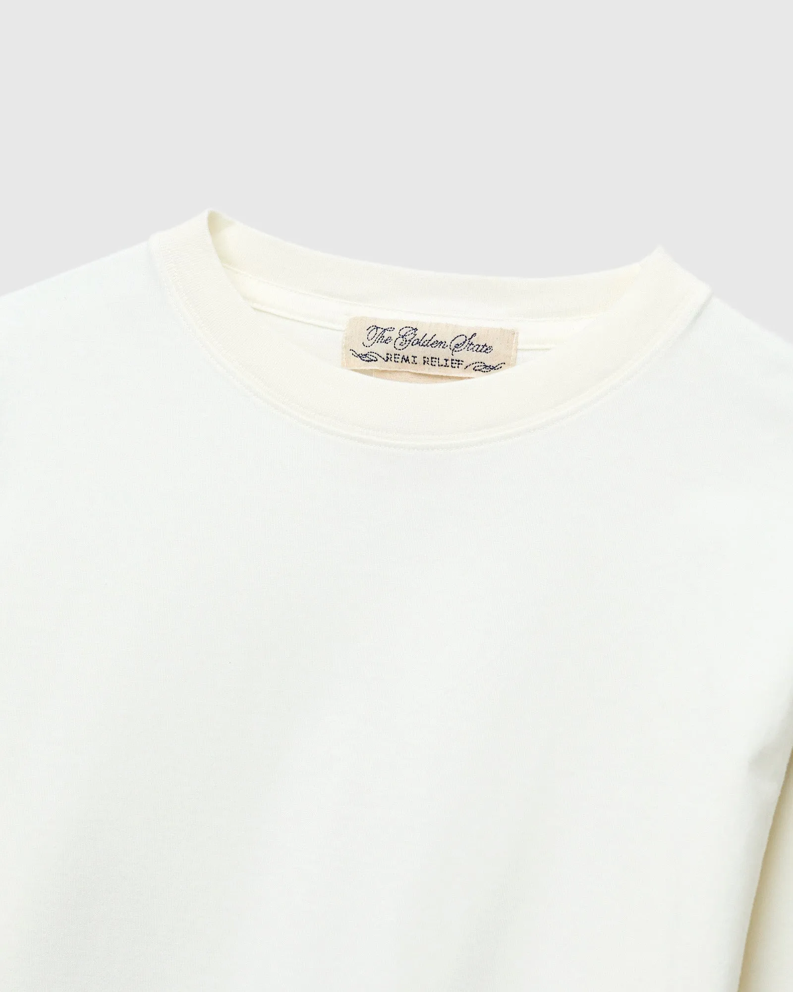 Jersey Regular T-Shirt in Off White