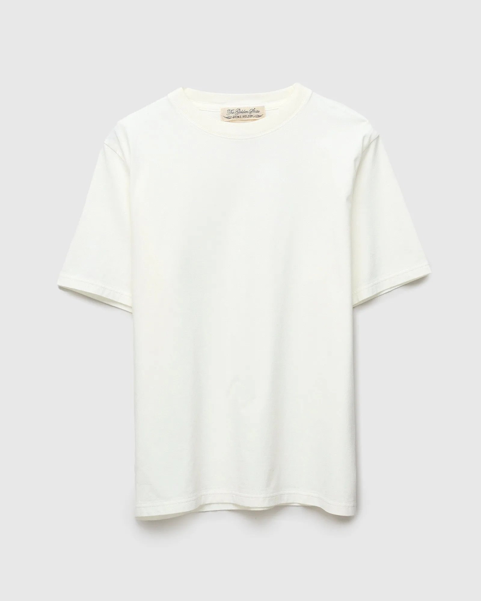 Jersey Regular T-Shirt in Off White