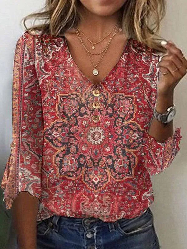Joan | Vintage Boho Blouse