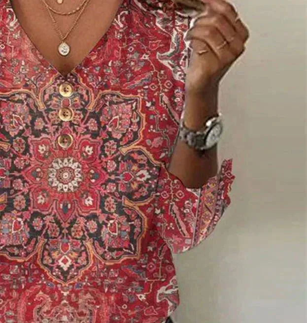 Joan | Vintage Boho Blouse