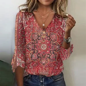 Joan | Vintage Boho Blouse