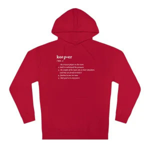 Keeper Definition Adult Hooded Sweatshirt