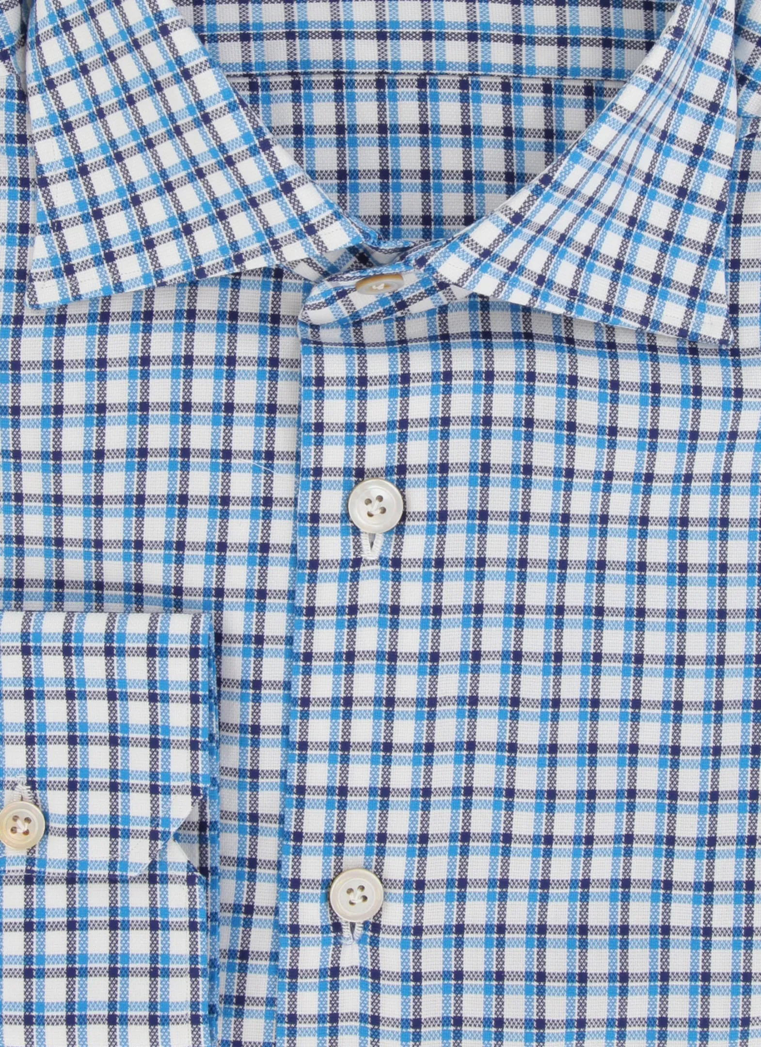 Kiton Blue Shirt - Slim