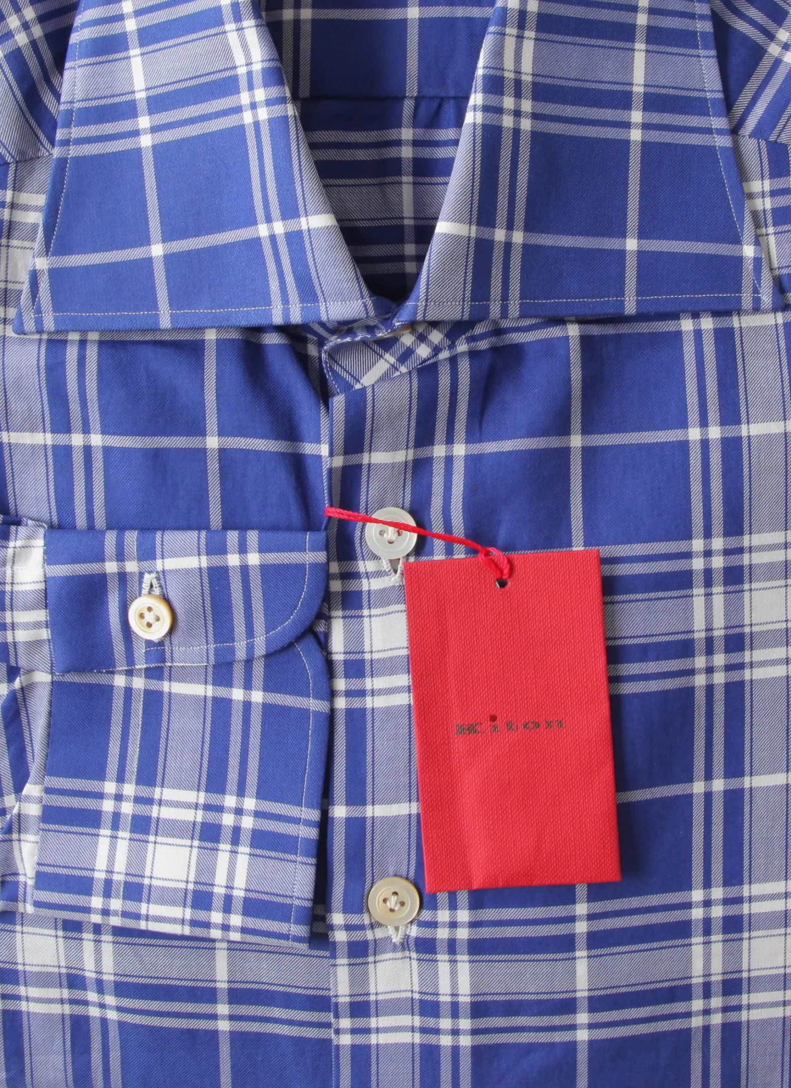 Kiton Blue Shirt - Slim