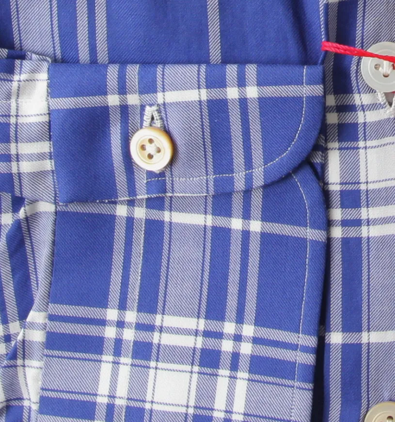 Kiton Blue Shirt - Slim