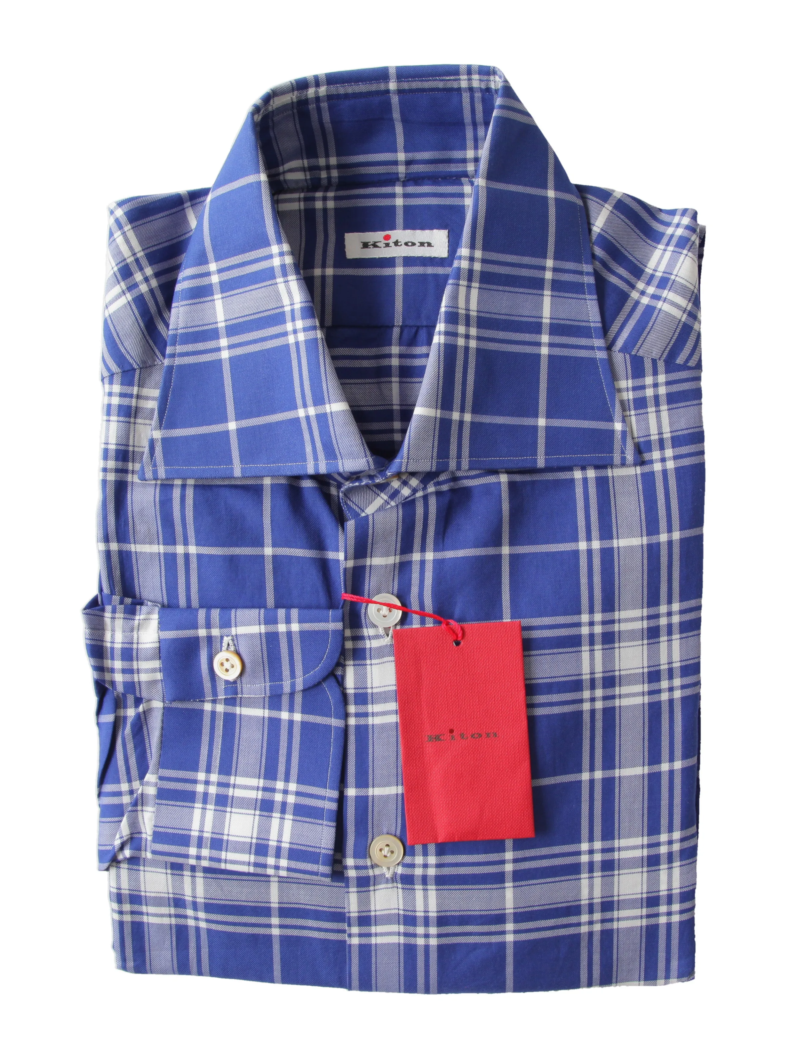 Kiton Blue Shirt - Slim