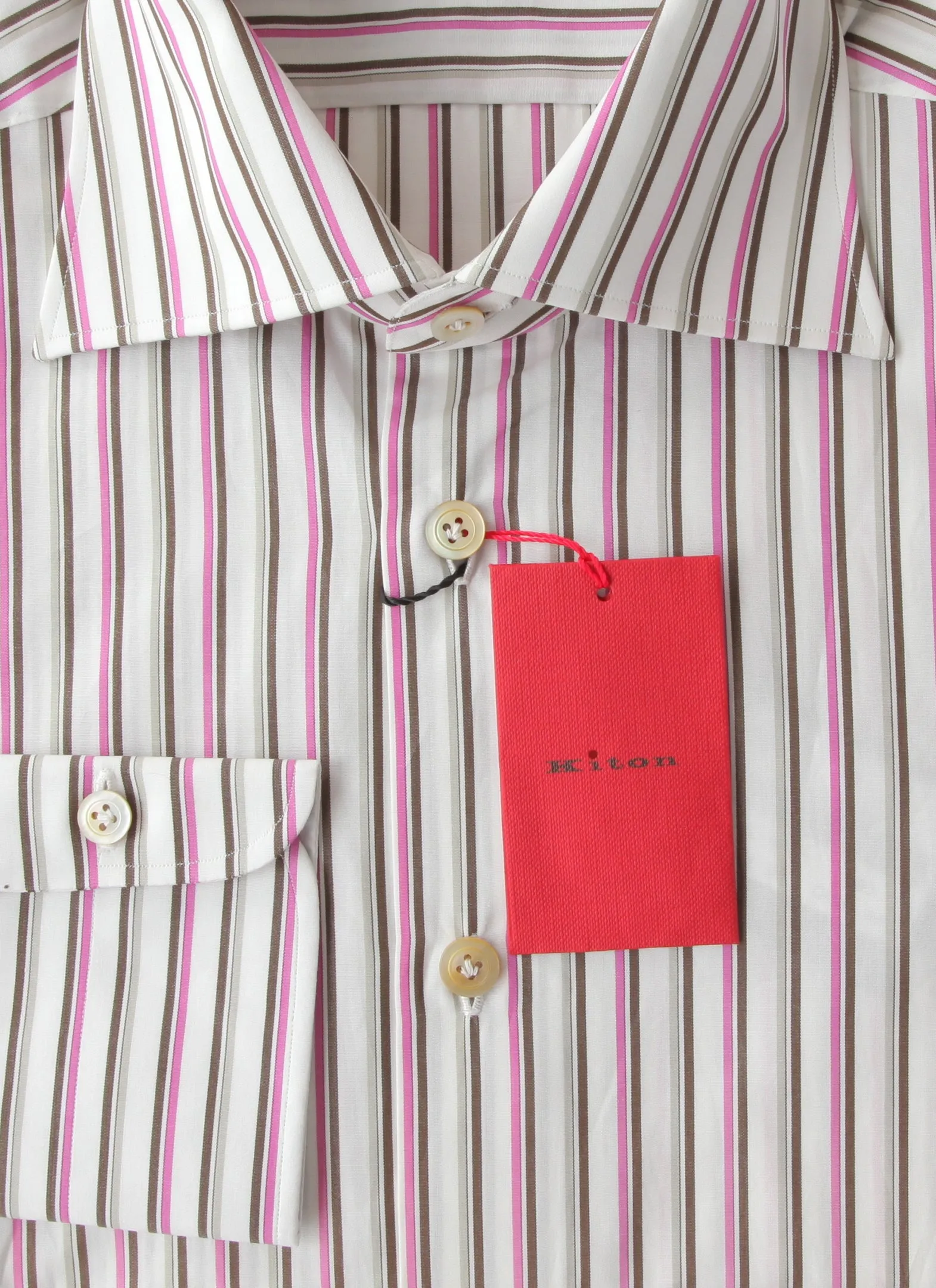 Kiton Brown Shirt - Slim