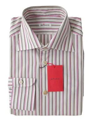 Kiton Brown Shirt - Slim