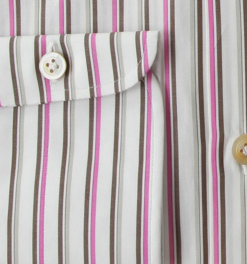 Kiton Brown Shirt - Slim