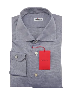 Kiton Dark Blue Shirt - Slim