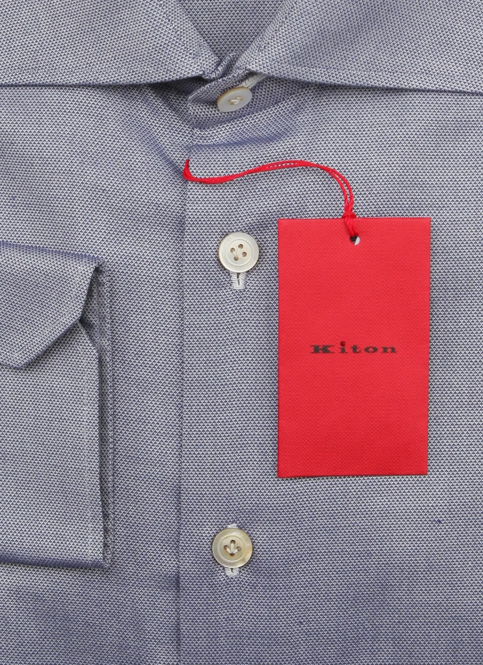 Kiton Dark Blue Shirt - Slim