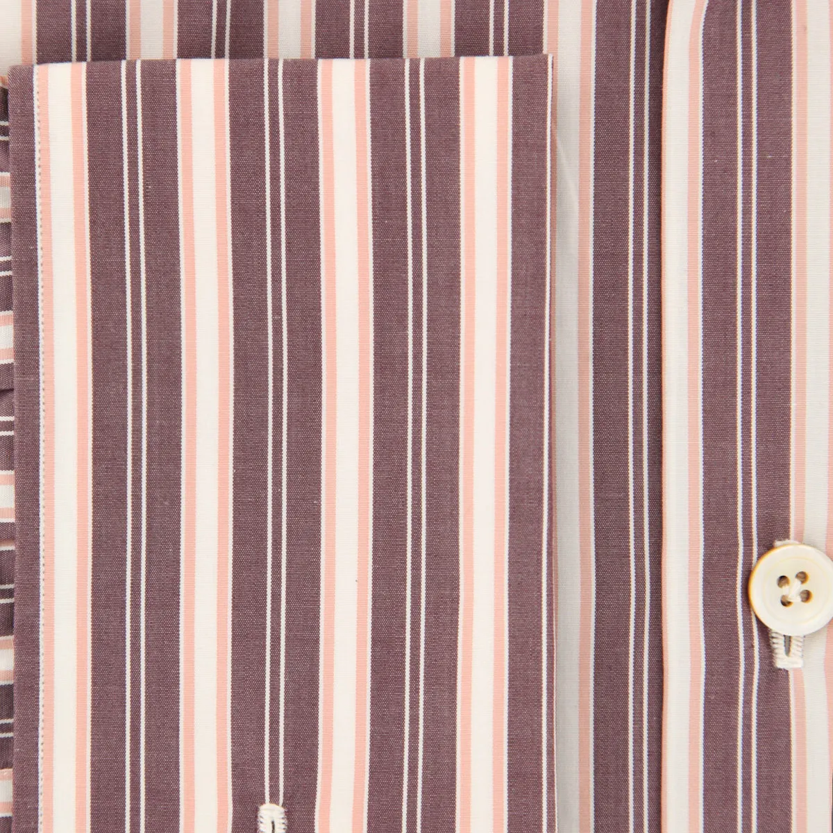 Kiton Dark Brown Shirt - Slim