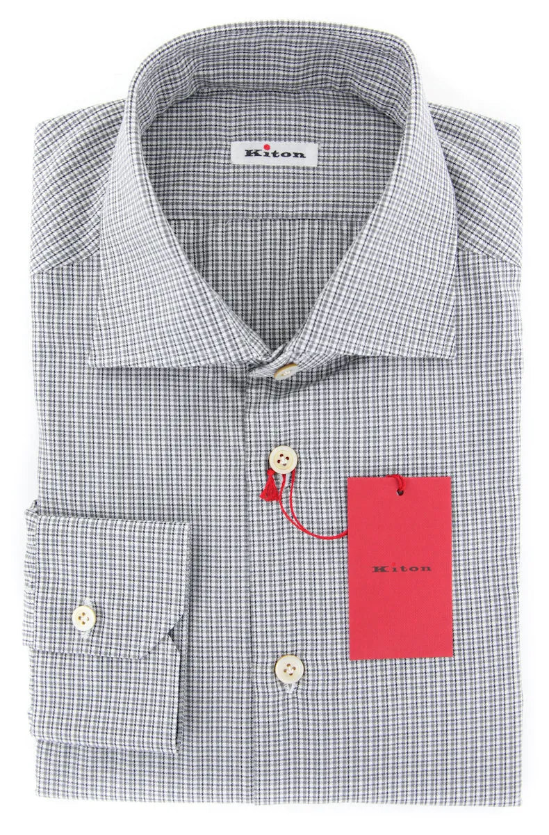 Kiton Gray Shirt - Slim