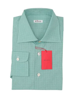Kiton Green Shirt - Slim