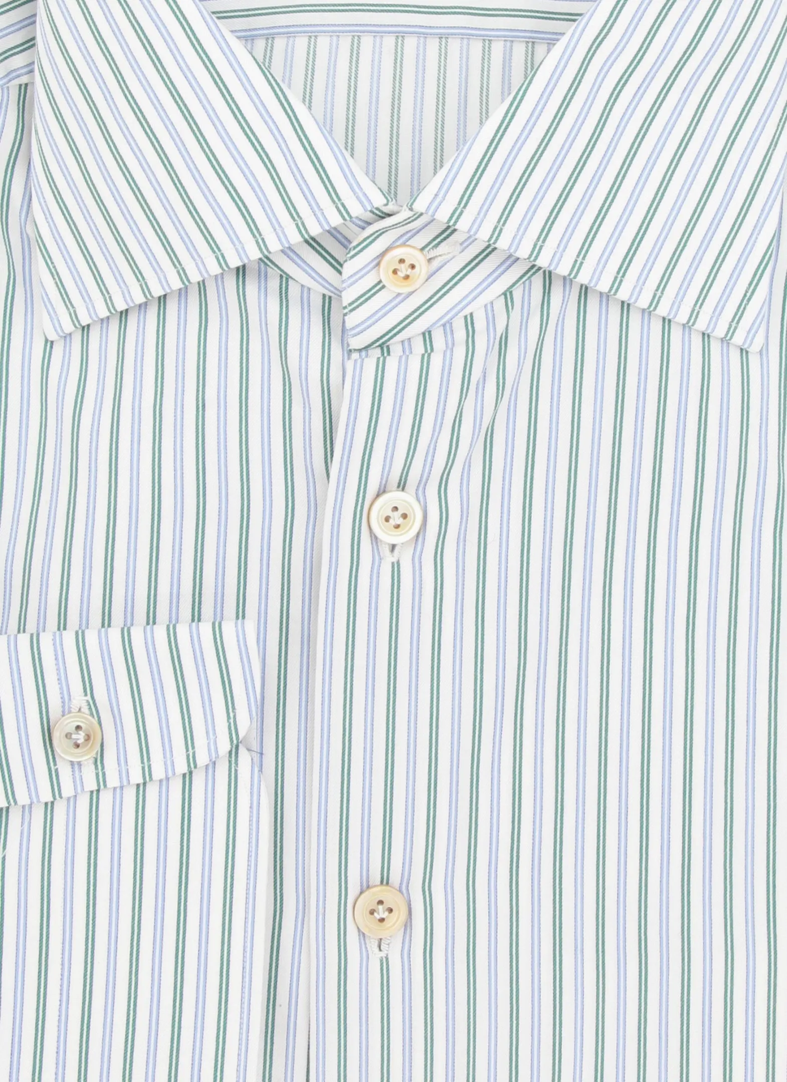 Kiton Green Shirt - Slim
