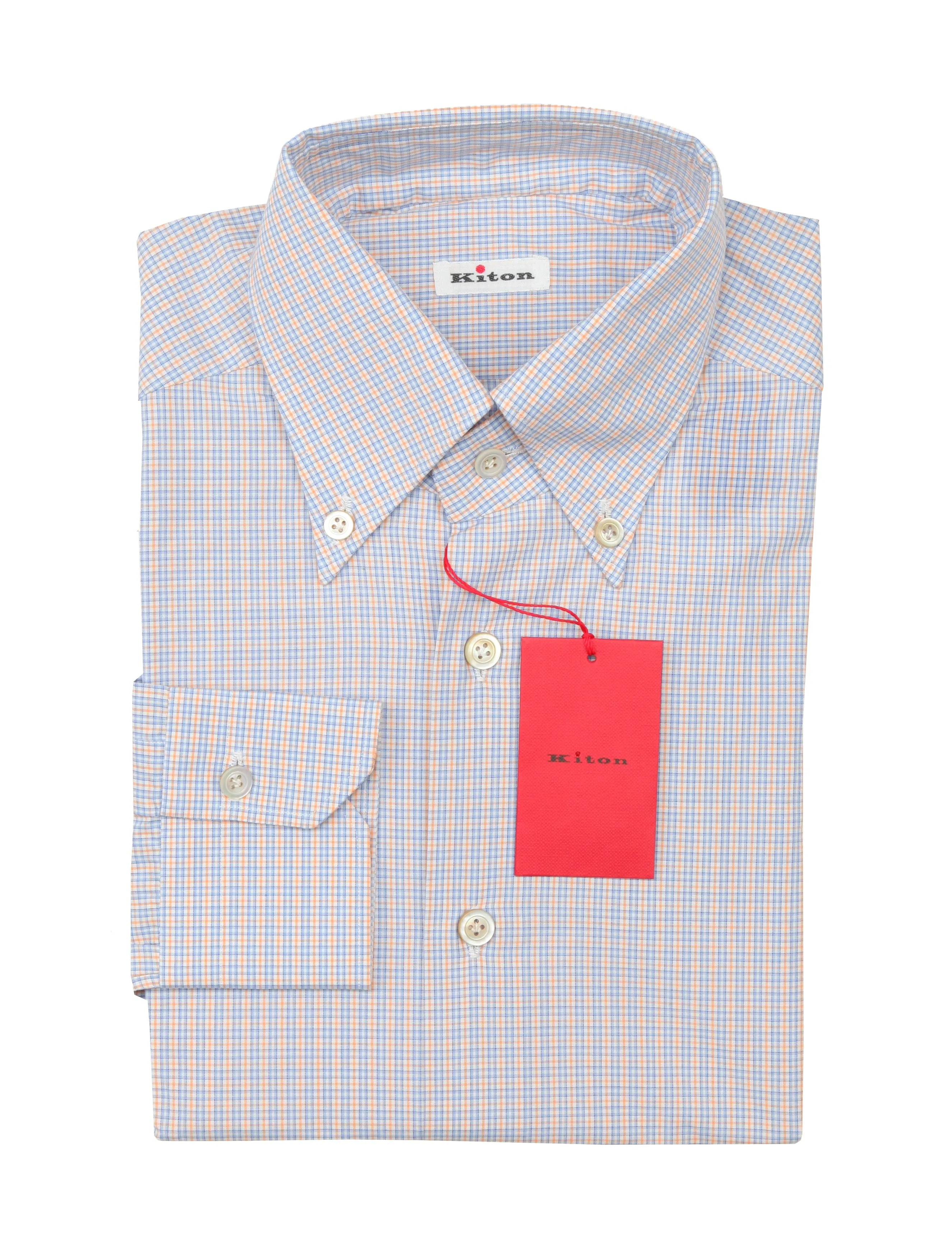 Kiton Orange Shirt - Slim