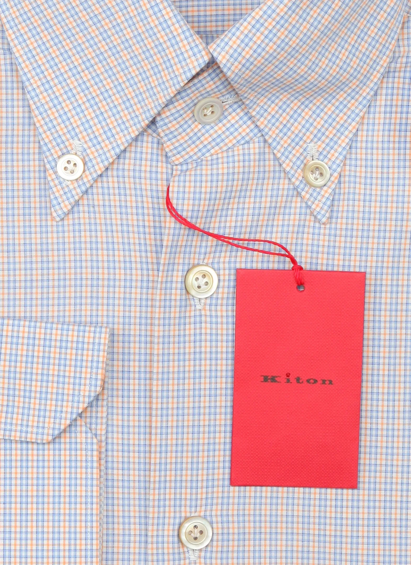 Kiton Orange Shirt - Slim