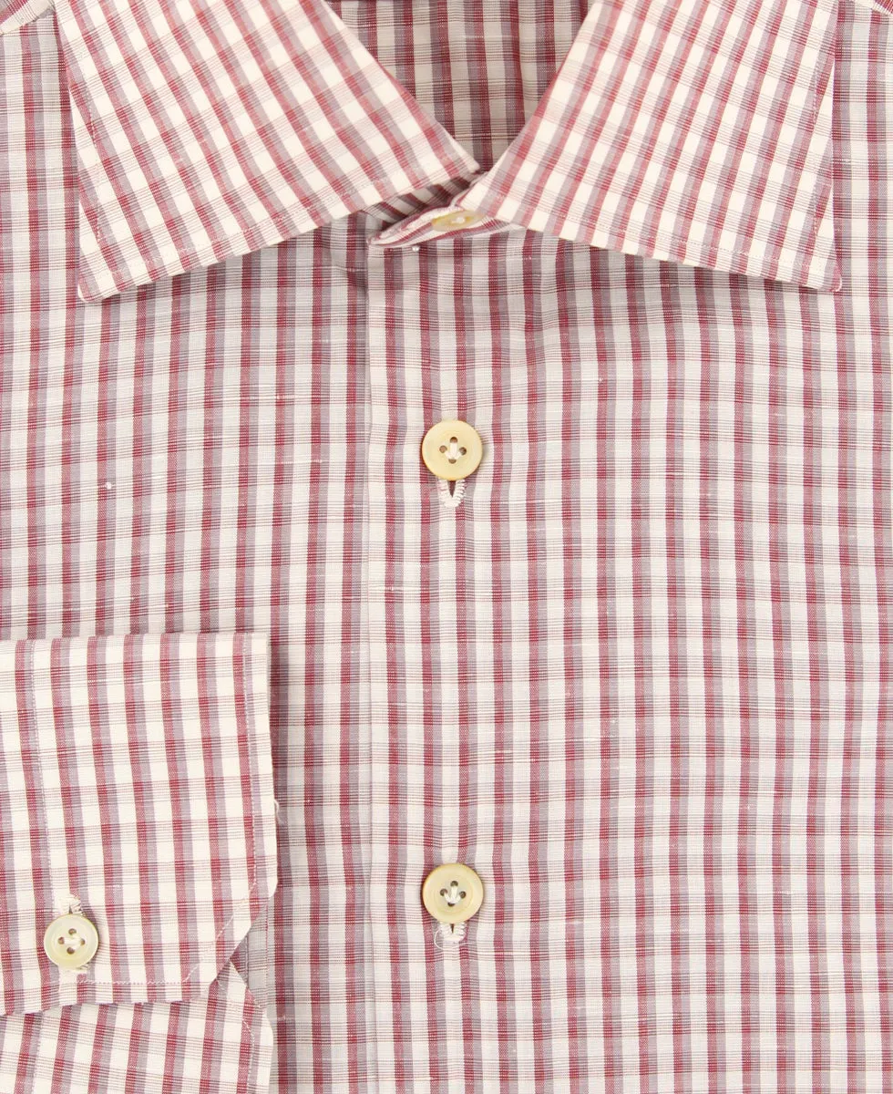 Kiton Red Shirt - Slim