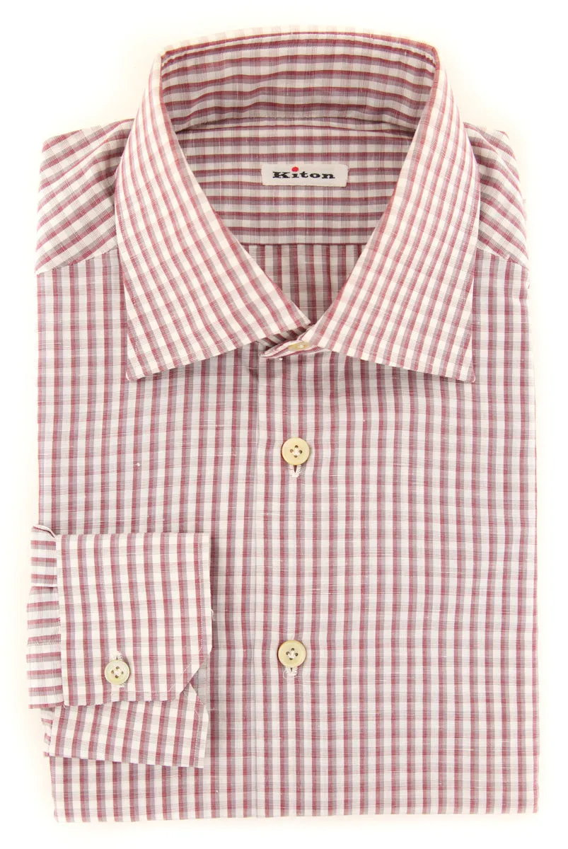 Kiton Red Shirt - Slim