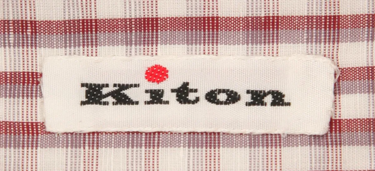 Kiton Red Shirt - Slim