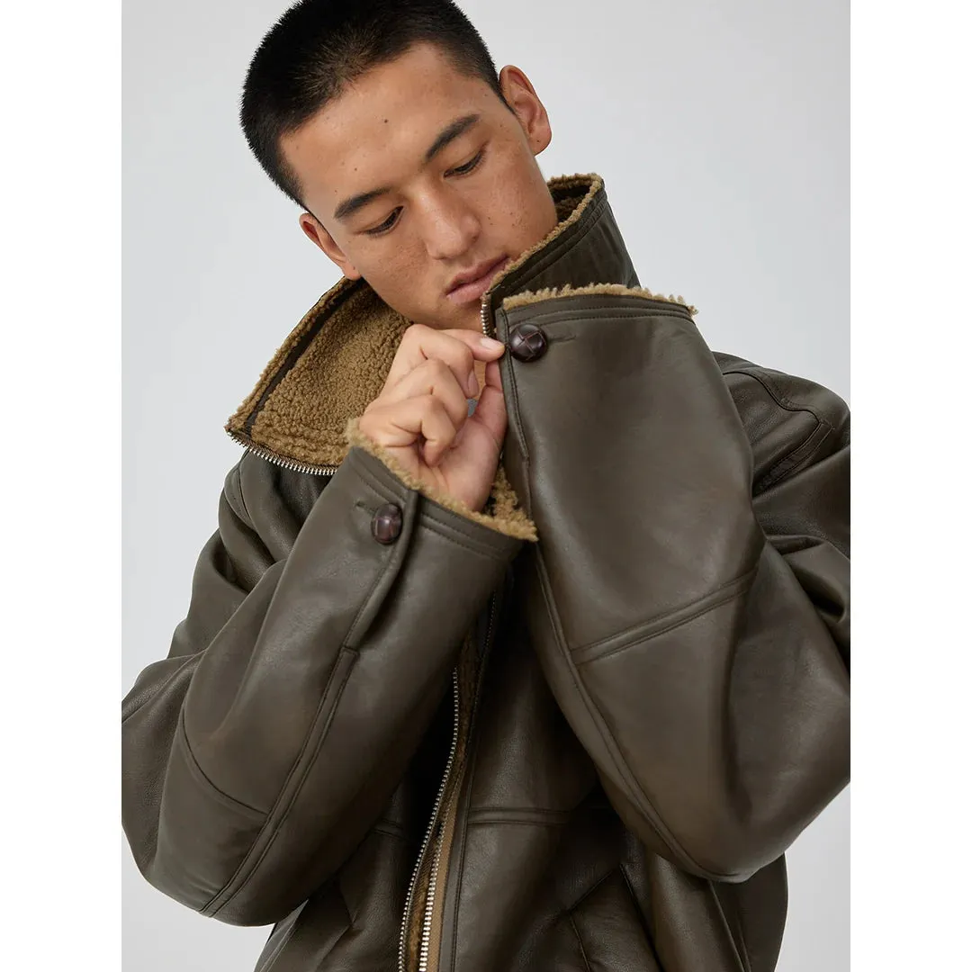 Leather Shearling Jacket